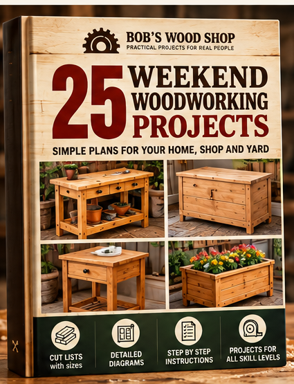 Bob's Wood Shop 25 Weekend Woodworking Projects guide